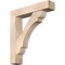 Ekena Millwork Olympic Block Smooth Bracket w/ Offset Brace, Douglas Fir, 7 1/2"W x 36"D x 40"H BKT0806X36X40OLY05SDF - alternate 1